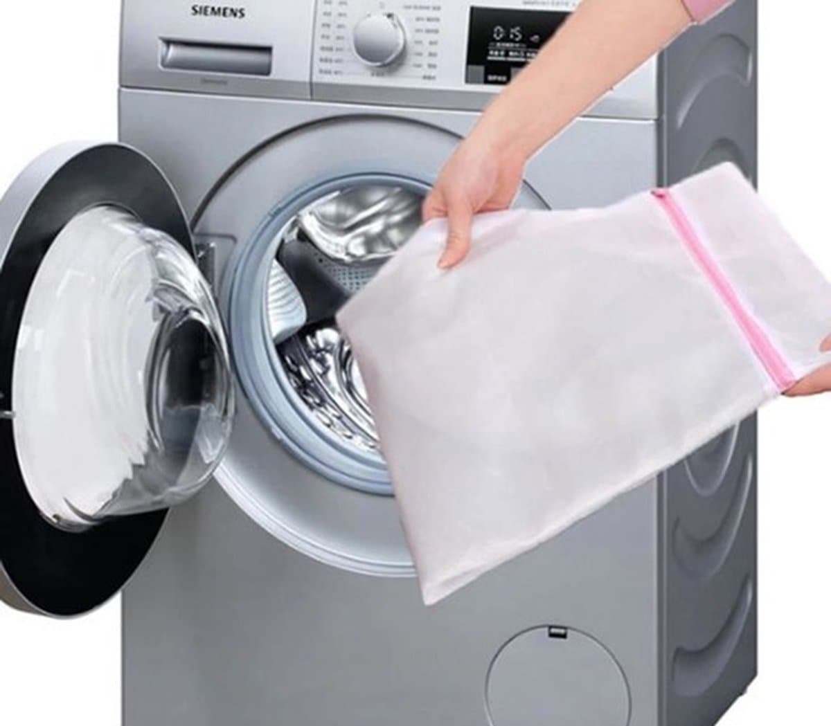 2 Stuk Waszak Klein I Wasnet Met Rits I Waszak Wasmachine I Waszakken | Waszak Ondergoed I 30 x 40 cm — afbeelding 1