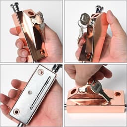 Multifunctional Garage Door Lock Universal Door Lock 2 Keys - Rose Gold, Indoor & Outdoor Delivery — thumbnail 2
