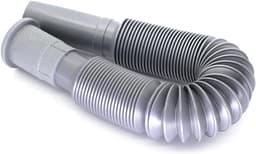 Gootsteenafvoerslang - Universele wastafelafvoer - Installatiediameter 1-1/4 inch - Flexibele, uitbreidbare afvoer van kunststof - Voor keuken-, badkamerwastafels en badkuipen - Eenvoudig te verlengen slang - Afvoeraansluiting - Grijs — thumbnail 2