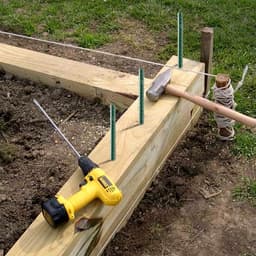 Stabiele grondankers met beitelpunt - 5 stuks 38 cm | Voor trampoline, tuinpalen, campingtenten — thumbnail 2