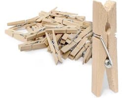 Mini Wasknijpers 4,5 cm - 40 Stuks voor Decoratie en Knutselen