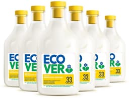 Ecover Wasverzachter - Voordeelverpakking 6 x 1 L - 198 wasbeurten - Plantaardig & Biologisch afbreekbaar - Gardenia & Vanille geur — thumbnail 3