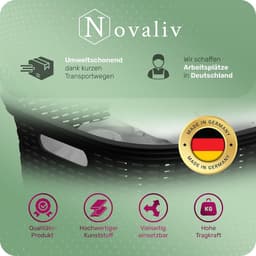 Novaliv Rotan Wasmand met 4 Handgrepen 40L Zwart, Wasboxset Wasemmer Wascontainer voor Badkamer Wasgoed Vuile Was, Wasmanden Organizer Huishoudelijke Accessoires Wasmandverzamelaar — thumbnail 4
