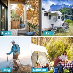 3 stuks Waslijn - Waslijndraad - Drooglijnen - Wasdraad - 5M - Winddichte antislip waslijn - Campingaccessoires - Outdoor - Draagbaar Droogtouw voor outdoor, camping, reizen, hanger of thuisgebruik — thumbnail 3