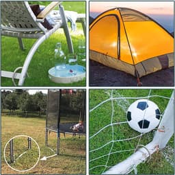 Trampolineharingen 30 cm gegalvaniseerde grondharingen - Campingtentenluifels Schuren Schommel — thumbnail 3