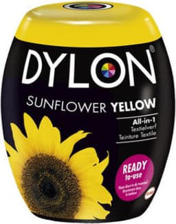Dylon - Textielverf - Sunflower Yellow - Kleurvaste Textielverf - 350g — thumbnail 1