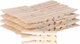 Sorbo Wasknijpers - Hout - 72 stuks (2x36) — thumbnail 2