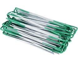 150mm Haken Nagels Grondankers - Kunstgras Gazon - 100 Stuks