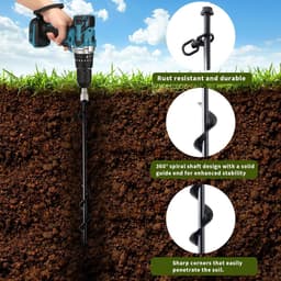 40 cm grondankers 4 stuks zware tentstokken voor campingtent luifels autopoorten schuren schommelsets beveiligen van dieren - Koop nu! — thumbnail 5