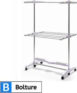 Bolture Elektrisch Droogrek met Verwarming - Verwarmd Wasrek - Elektrische Droogtoren Energiezuinig - Drying Rack - Draagbaar — thumbnail 2