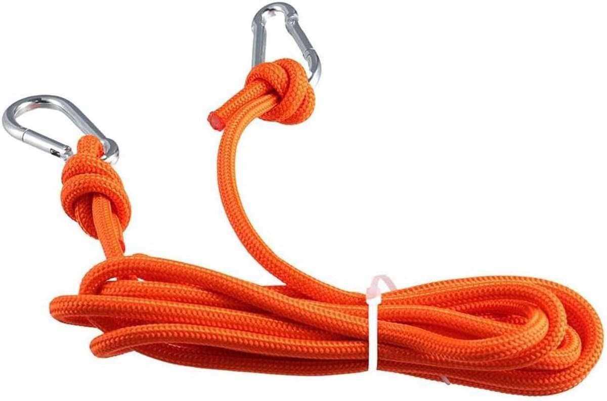 Draagbare Waslijn - Kledinglijn Hanger - Buiten Drogen - Windproof Ontwerp - 300 cm - Oranje — afbeelding 1
