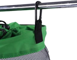 Wasknijperzak - Klemhouder Tas - Wasgoed Opbergen - Ademend Mesh Ontwerp - 28 x 21 cm - Grijs — thumbnail 2