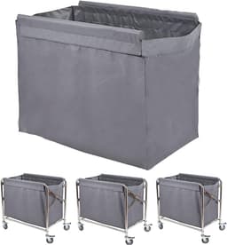 Vervangende Waszak - Lining Tas - Wassen Organiseren - Machinewasbaar - 77 x 44 x 60 cm - Blauw — thumbnail 3
