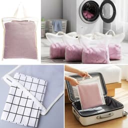 Set van 4 Kleine Wasnetjes voor Delicate Kleding | Duurzame Waszakken voor Ondergoed, Sokken en Babykleding | Ideaal voor de Wasmachine 30 x 25 cm — thumbnail 5
