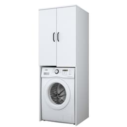KD110 Wasmachinekast | 100% MELAMINE | Wit - Emob - Wasmachine Ombouw - Wit - Melamine; Spaanplaat — thumbnail 2