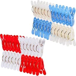 Gekleurde Wasknijpers - Plastic Klemmen - Was Ophangen - Winddicht Ontwerp - 240 Stuks - Gemengde Kleuren — thumbnail 1