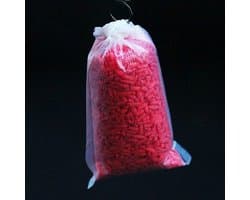 Vis Aas Zakjes - Oplosbare Zakjes - Karper Vissen - Wateroplosbaar Materiaal - 100 Stuks - Wit