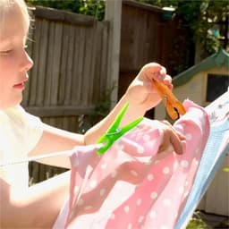 Wasknijpers Kunststof - Kledinghangers Klemmen - Kleding Drogen - Winddicht Anti-slip - 24 stuks - Kleurrijk — thumbnail 5