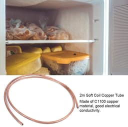OmGoods - Dailygoody - 2M Zachte Koperen Buis - Koper Tubing - Ideaal voor Airco en Koelkast - 10mm Buitendiameter - C1100 T2 Koper - Geschikt voor Koelsystemen — thumbnail 2
