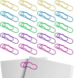 Metalen Pen Clips - Houders Pennen - Bureau Organisatie - Roestvrij Staal - 20 stuks - Multicolor — thumbnail 1