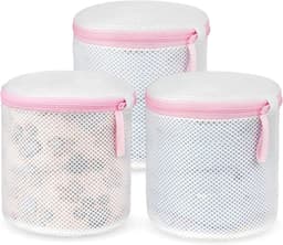 Mesh waszakken voor lingerie, sokken en ondergoed - 3-delige set met ritsen voor wasmachine en reisorganisatie — thumbnail 1