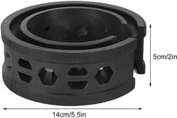 Dailygoody - Schokdemper - Veer met rubber spacers - Vermindert trillingen - Universeel - Comfortabele rit - Geschikt voor auto - Type C — thumbnail 2