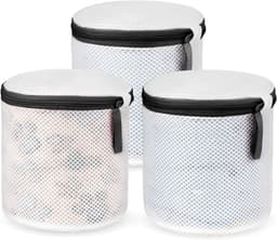 Waszak voor Bh's en Kleding, Herbruikbare Mesh Waszak met Rits voor Wasmachine, Set van 3, Ideaal voor Ondergoed, Sokken en Babykleding — thumbnail 1