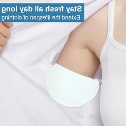 Anti-zweet onderarm pads - 10 paar absorberende, geurblokkerende bescherming voor vrouwen en mannen, ideaal voor onderkleding — thumbnail 4