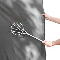 Dekbed Cleaner - Stofpad Veger - Textiel Reinigen - Lichtgewicht Handzaam - 555 cm Lengte - Wit — thumbnail 1