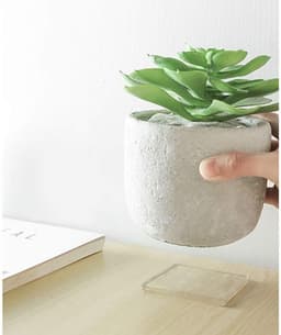 8 Stuks Anti-Trillingsmatten - Trillingsdempers Wasmachine - Beschermende Loopbandmat - Schokabsorberende Pads - Wasmachinesokkel - Geluidsisolatiemat - Wasbaar En Knipbaar - Transparant - 4 X 4 X 0.5 Cm — thumbnail 2