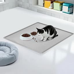 Opvangbak AC - Drainagebak Rubber - Vocht Opvangen - Antislip Mat - 55x55 cm - Grijs — thumbnail 5