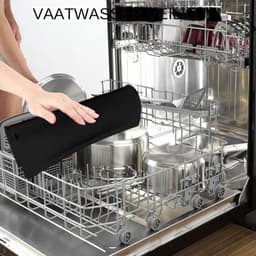 Koelkastmat Wasmachinebak - Lekvrije Onderlegger - Apparaat Beschermen - Geavanceerde Vloerbescherming - 60x60x1.5cm - Grijs — thumbnail 2