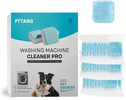 Dailygoods- Wasmachine Douchetabs 24 Stuks - Onderhoud - Verwijdert Geuren - Dieptereiniging - Duurzaam - Geschikt voor Huisdieren - Wasmachine Reiniger — thumbnail 1