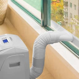 Dailygoods- Afvoerslang 150 mm - Flexibele PVC - Draagbare Airconditioningslang - Geschikt voor Droger/Airco - Duurzaam/Schokbestendig - Op maat te snijden 3 m - Ventilatieslang — thumbnail 3