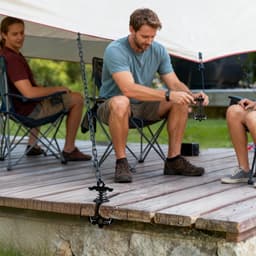 Generisch Grondanker - winddicht aluminium | spanner voor lijnen | voor outdoor camping picknick boot & uitrusting — thumbnail 2