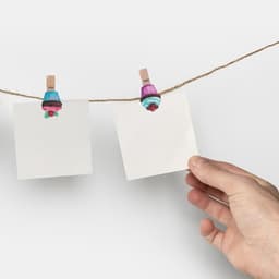 Houten Wasknijpers - Mini Clips - Decoratief Knutselen - IJsjespatroon Ontwerp - 100 Stuks - Diverse Kleuren — thumbnail 4