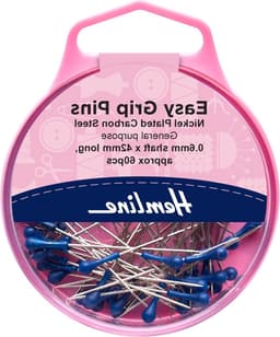 Vast te pakken pinnen - Naaipennen - Klusjes in huis - Verlengde kunststof kop - 42mm - Blauw — thumbnail 1