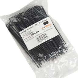 Grondankers - Grondpennen Tentnagels - Tuin Vastzetten - Afgeronde U-vorm - 100 stuks 150mm - Onverzinkt — thumbnail 3