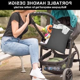 2-delige Waszak voor Reizen 40x30cm, Herbruikbare Waterdichte Tas met Rits voor Zwemkleding, Strandhanddoeken, Luiers en Vuil Wasgoed — thumbnail 5