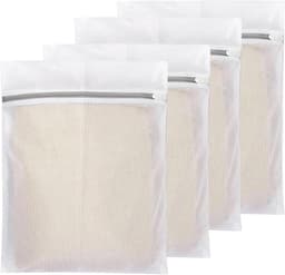 Mesh Waszakken Set van 4 - Ideaal voor Ondergoed, Bh's, Sokken en Babykleding - Fijnwaszakken met Hanglus voor Bescherming tijdens het Wassen — thumbnail 1