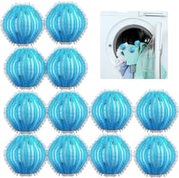 12 Stuks Lintballen voor Wasmachine - Herbruikbare Haarvangers voor Dierenharen, Effectieve Verwijderaar van Honden- en Kattenharen, Ideaal voor Wasmachine en Droger — thumbnail 1
