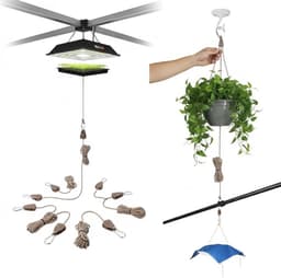 Verstelbare Reflecterende Windtouw met Katrol, 4 meter, Sterk en Duurzaam Touw voor Kamperen, Kleding Drogen en Buitenactiviteiten — thumbnail 3