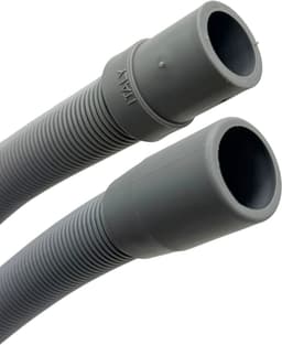 Fixem afvoerslang 1,5m wasmachine vaatwasser, geschikt voor 19mm 21mm aansluitingen - verlengslang afvoer slang met bocht en klemmen en verleng adapter - Geschikt voor alle merken — thumbnail 5