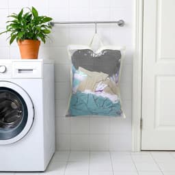 4 Stuks Mesh Waszakken voor Wasmachine - Hangende Wasmand voor Delicate Kleding met Handvatten (S/M/L/XL) - Ritsopening voor Jassen, Truien, Lingerie, Sokken en Lakens — thumbnail 4