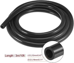 Dailygoods- Siliconen Buis 12 mm Binnendiameter - 18 mm Buitendiameter - 3 Meter Lengte - Flexibele Slang - Waterluchtslang - Duurzaam en Knikbestendig — thumbnail 2
