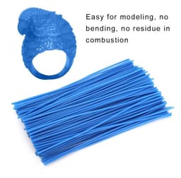 Dailygoods- Waslijn Gieten - Waslijn 3mm - Wasdraad - Gereedschap voor Sieraden - Functioneel Gereedschap - 100% Gloednieuw - Wasmateriaal — thumbnail 3