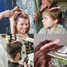Haarklemmen Set - Alligator Clips - Haar Styling - Professionele Grip - 14 Stuks - Roze — thumbnail 3