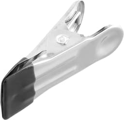 Roestvrijstalen Haringen - Metalen Wasknijpers - Kleding Drogen - Antislip PVC Mond - 80 Stuks - Zilver — thumbnail 5