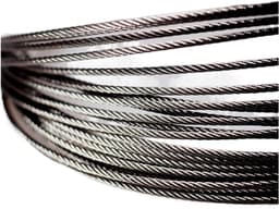 Roestvrij staaldraad - Kabel waslijn - Droogrek ophangen - Corrosiebestendig - 25 meter - Zilverkleur — thumbnail 1