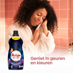 Robijn - Klein & Krachtig Wasmiddel Black Velvet 34 Wasbeurten - 4 x 1,19 liter - Voordeelverpakking — thumbnail 3